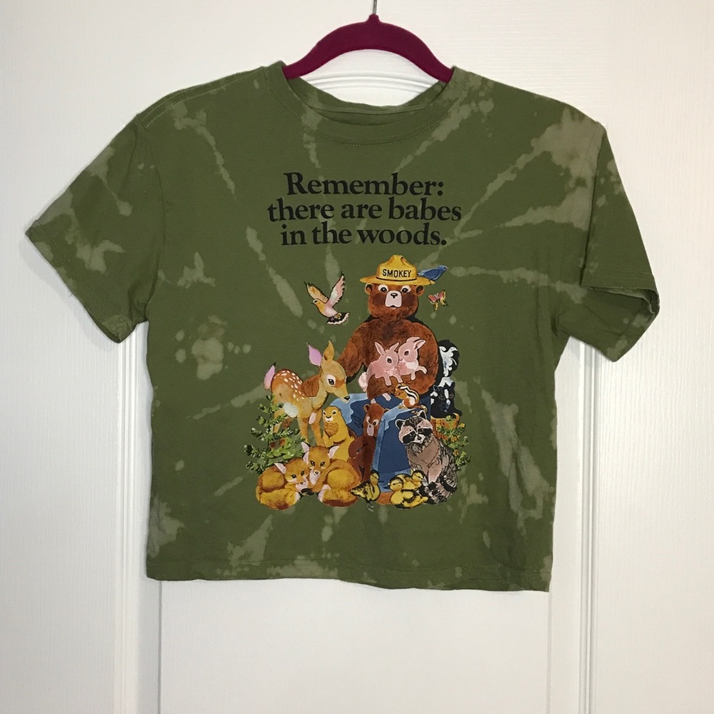 Smokey the Bear Crop Top